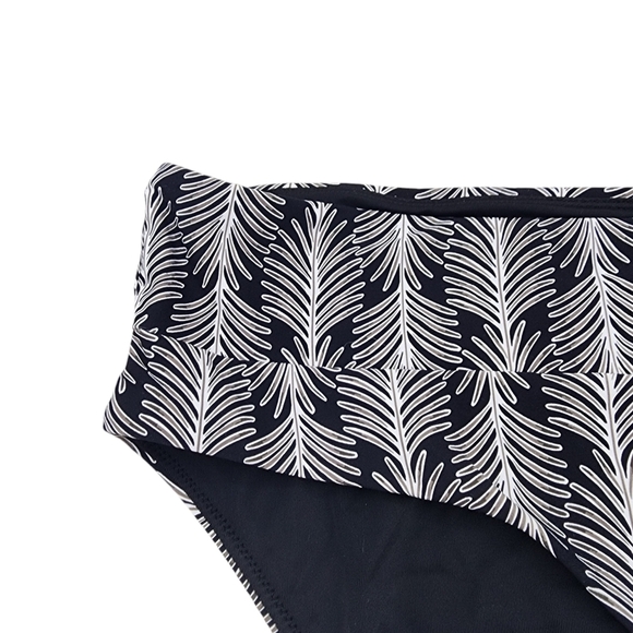 Calia Women's Mid Rise Wide Banded Bikini Bottom - XL - Picture 2 of 7